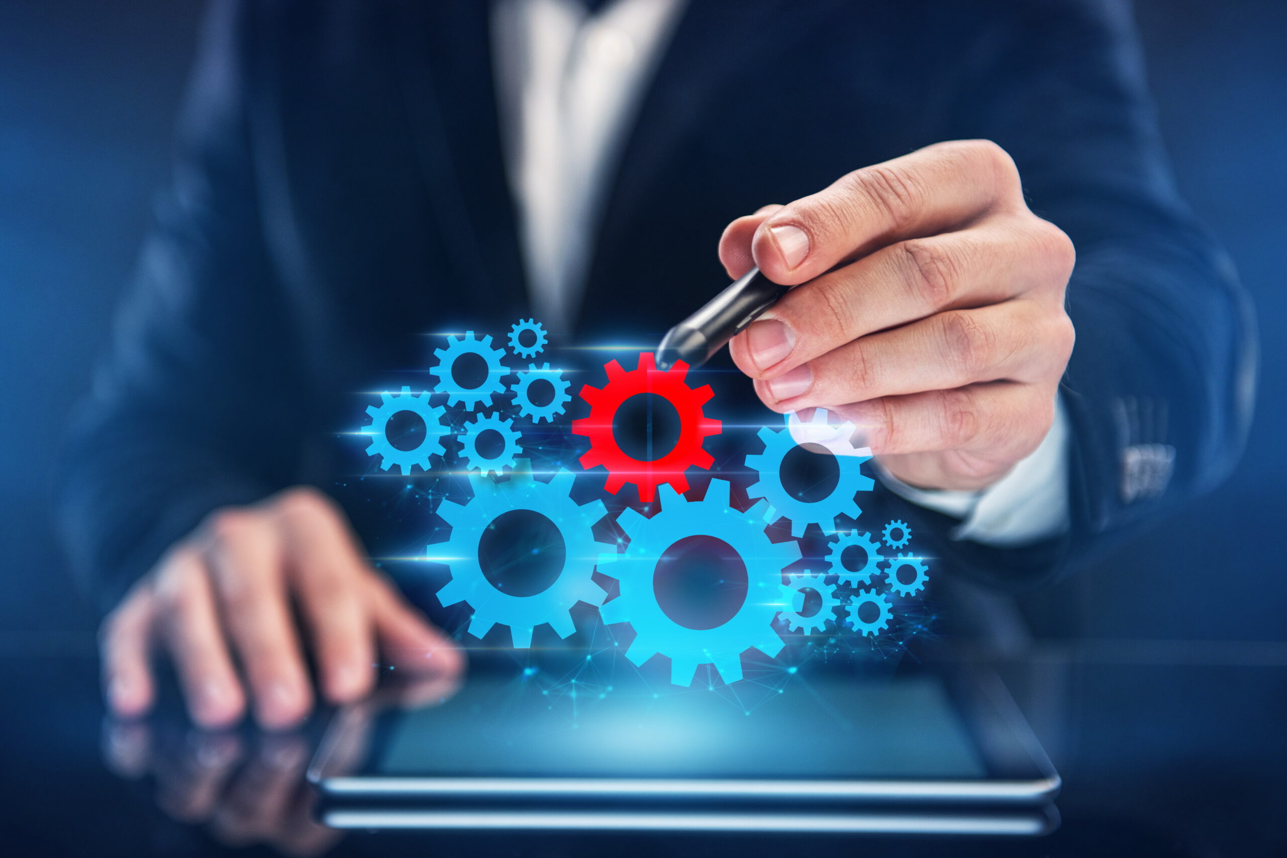efficient business operation. smart control concept