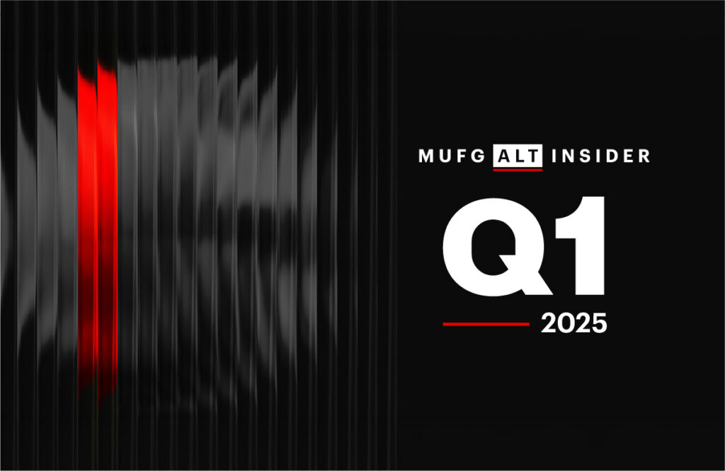 MUFG Alt Insider Quarterly Newsletter Q1 2025