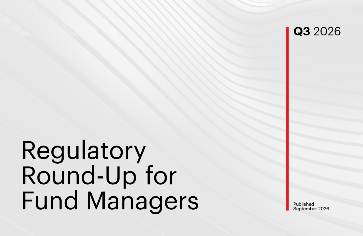 Q3 2026 regulatory updates for fund managers from mufg investor services
