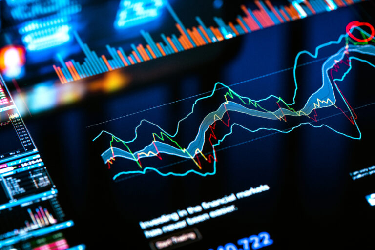 trading charts background